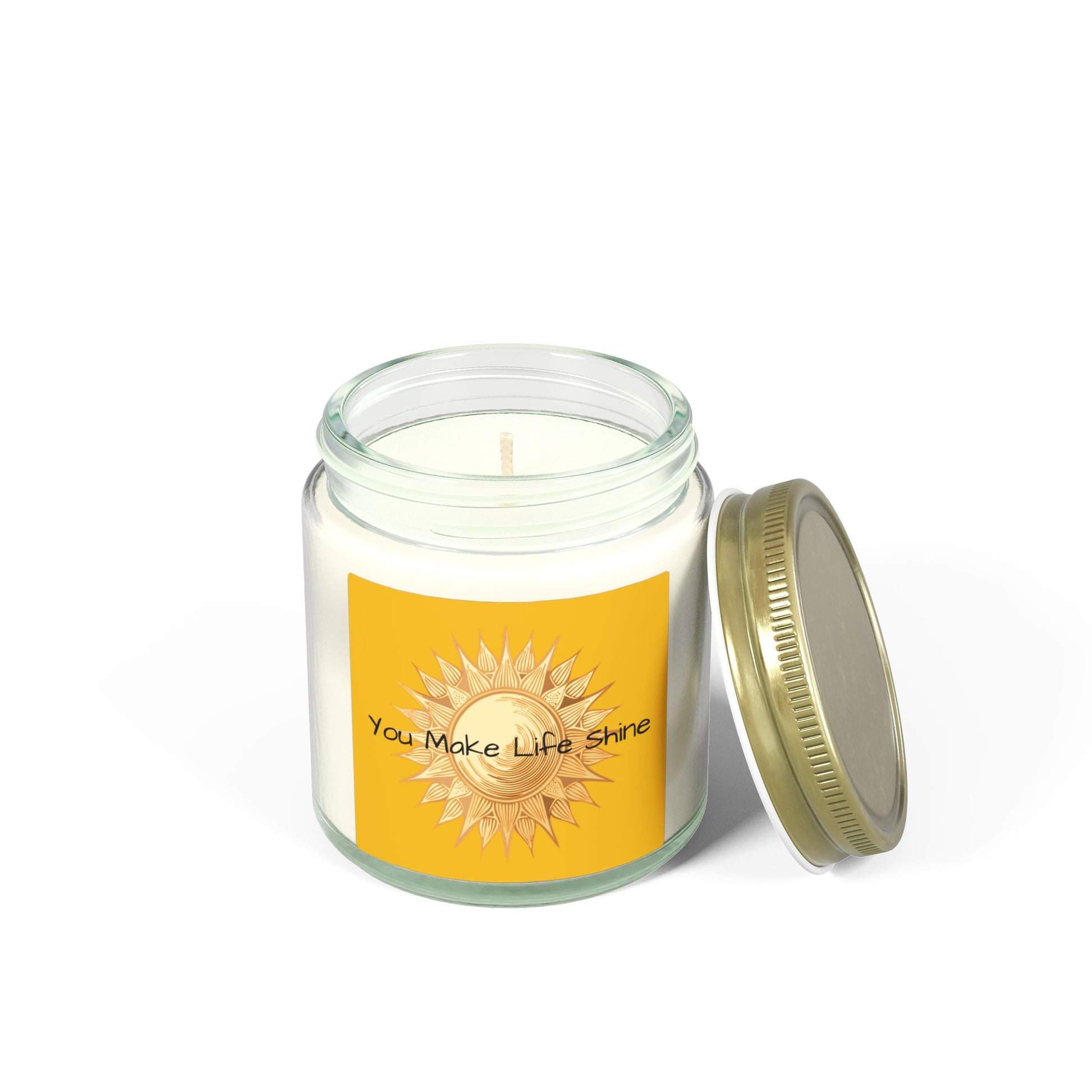Glass Jar Candle | “You Make Life Shine” | 4oz & 9oz