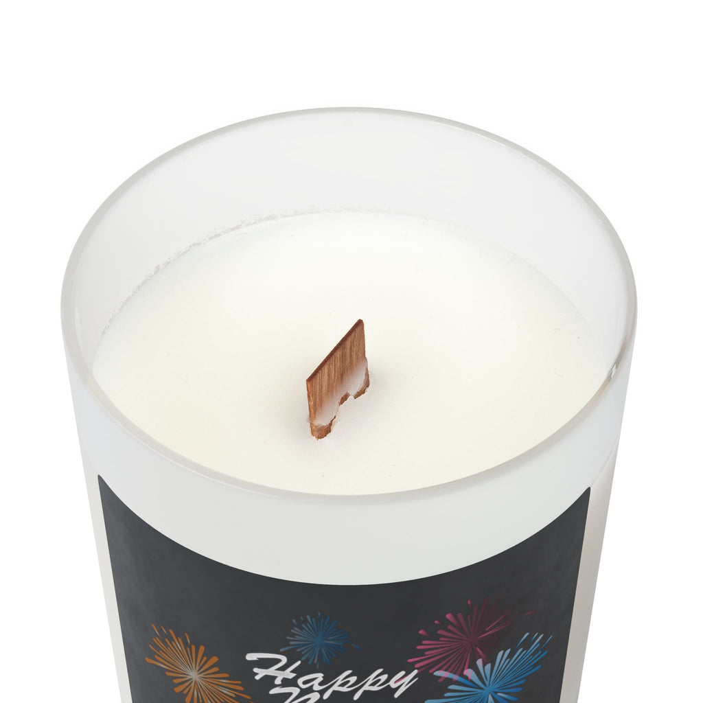 Frosted Glass Candle | "Happy New Year" | 11oz