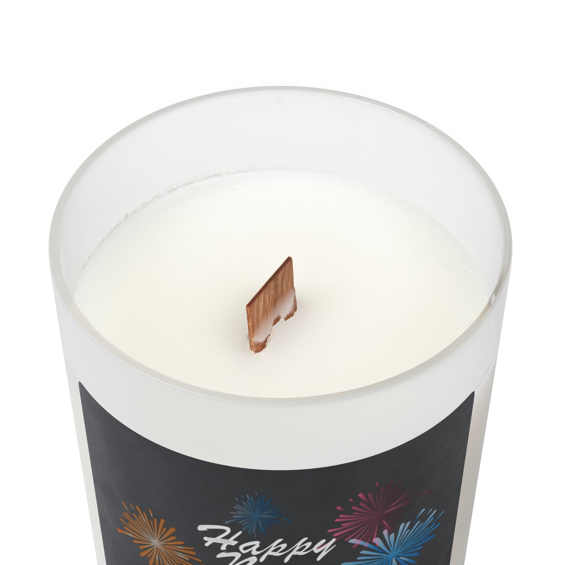 Frosted Glass Candle | "Happy New Year" | 11oz