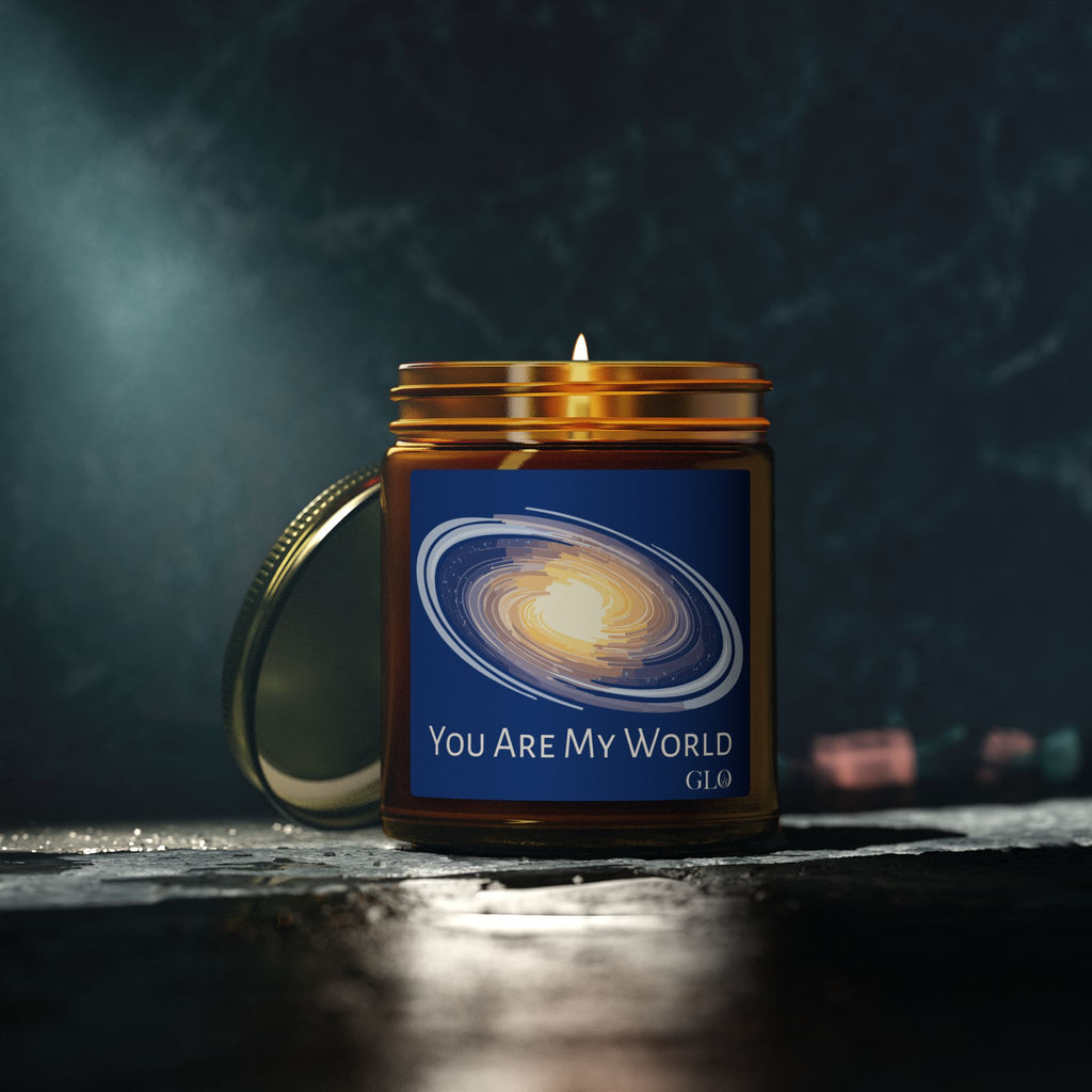 Glass Jar Candle | "You Are My World" | 4oz & 9oz