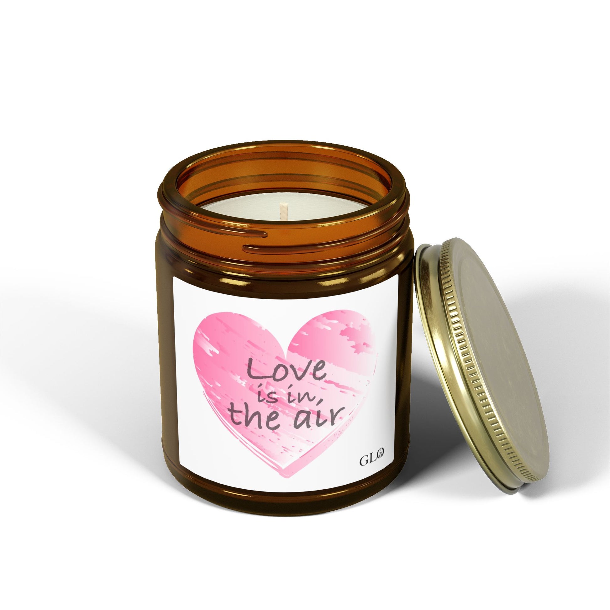 Glass Jar Candle | "Love Is in the Air" | 4oz & 9oz