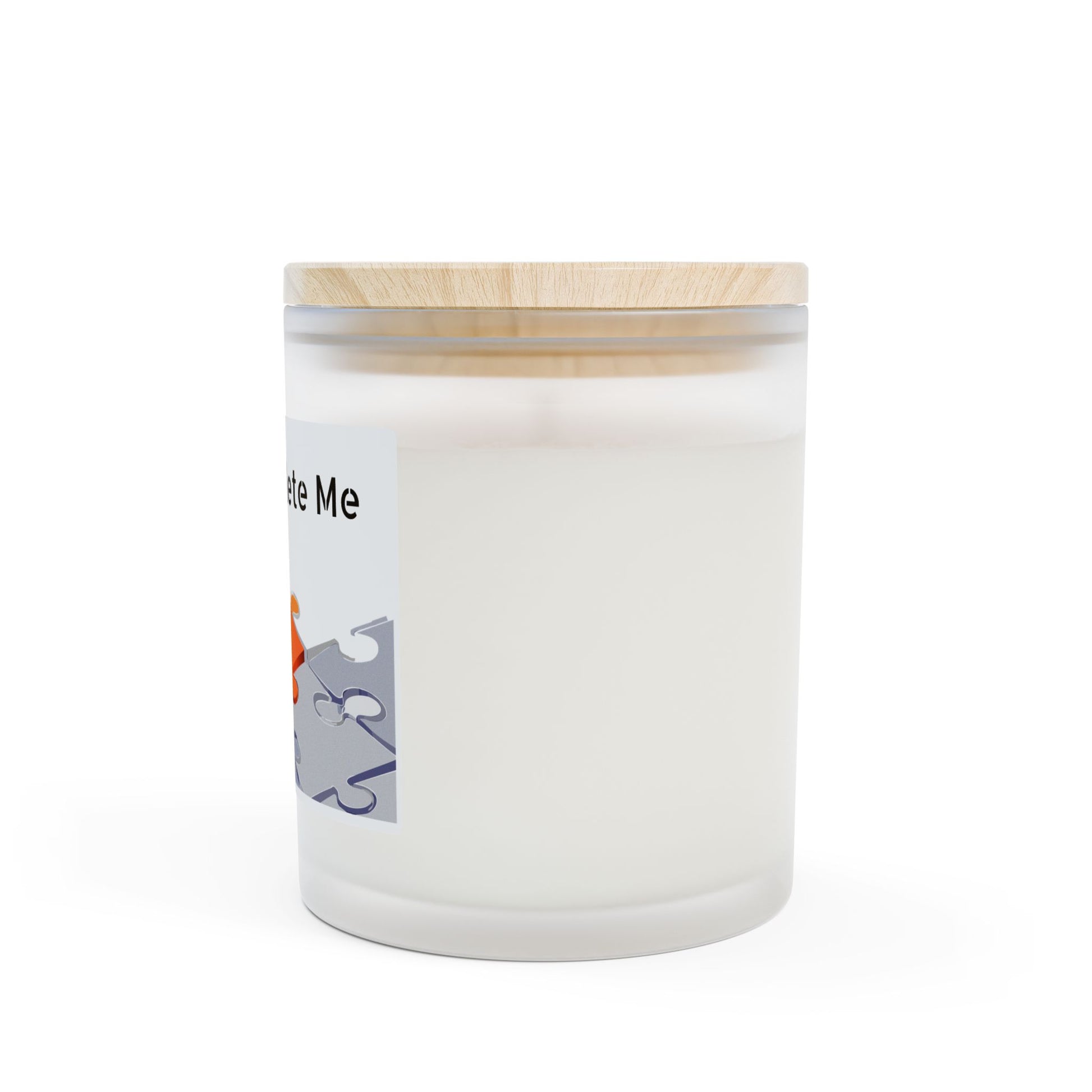 Frosted Glass Candle | "You Complete Me" | 11oz