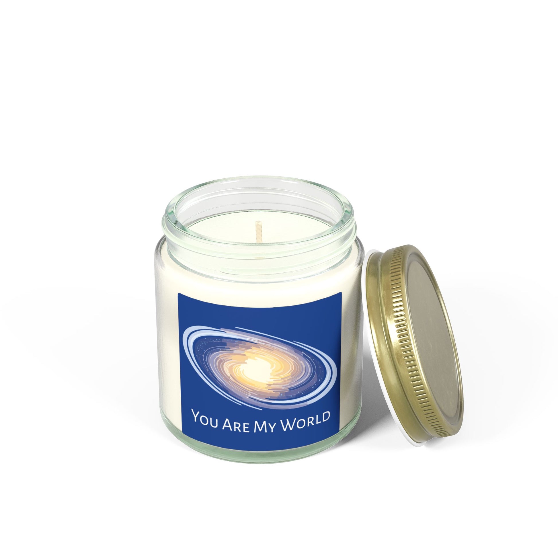 Glass Jar Candle | "You Are My World" | 4oz & 9oz
