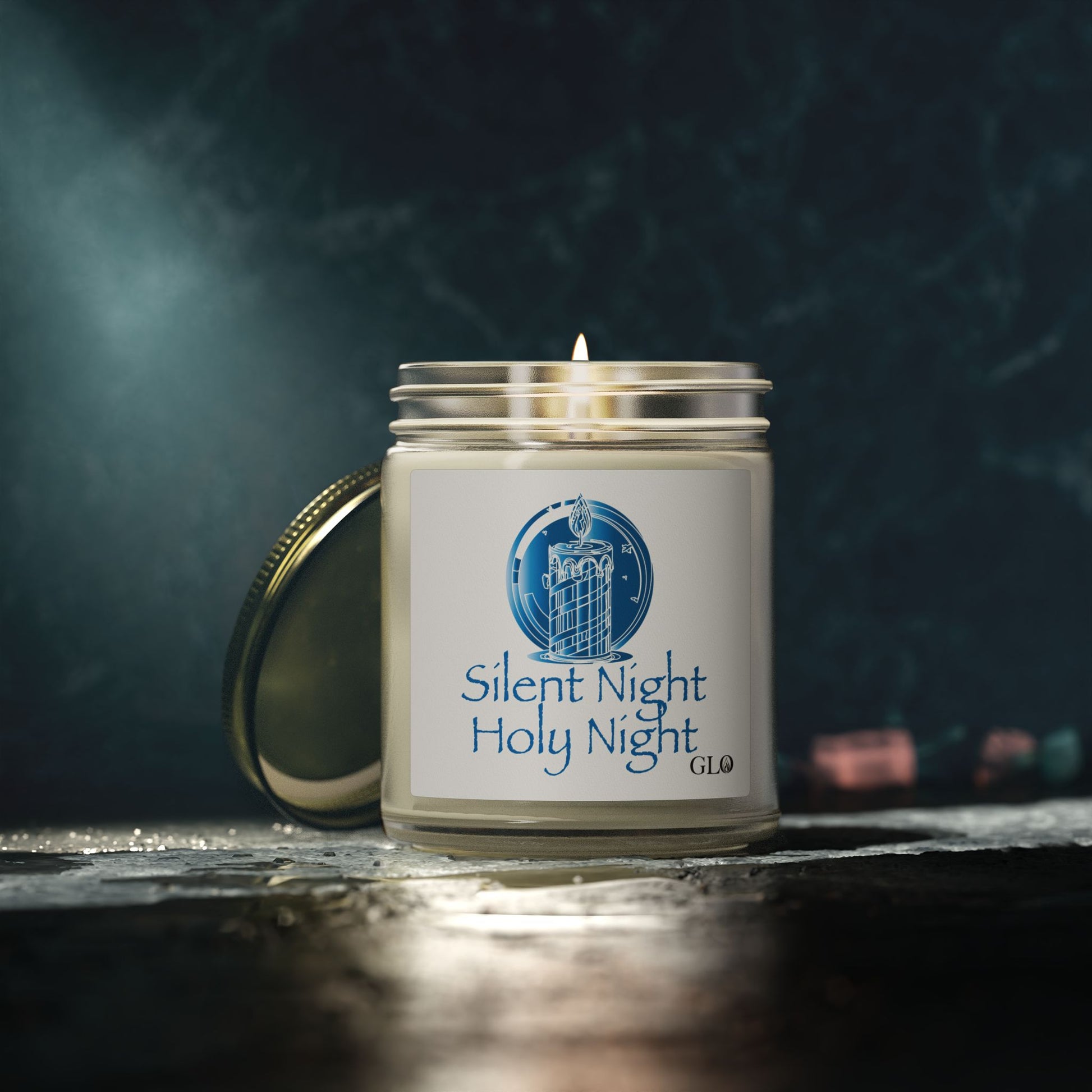 Glass Jar Candle | "Silent Night Holy Night" | 4oz & 9oz