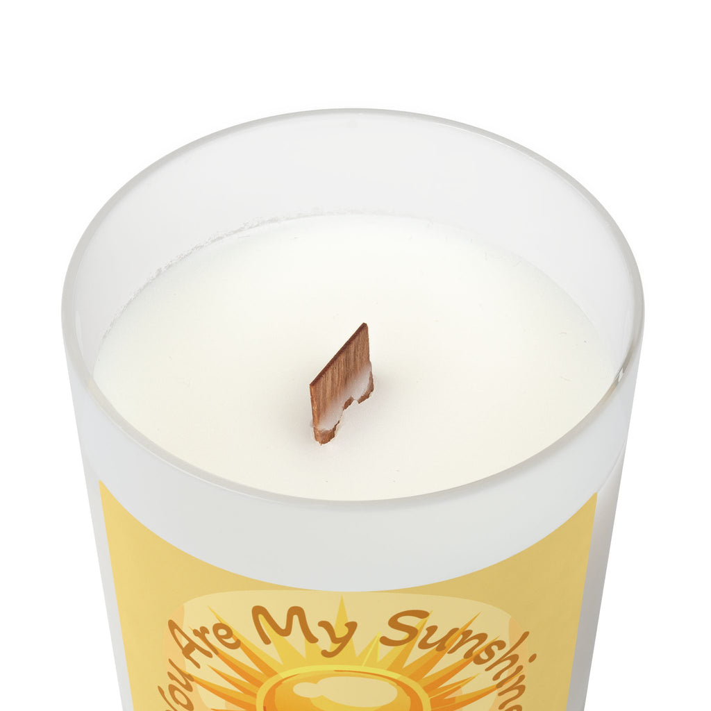 Frosted Glass Candle | "You Are My Sunshine" | 11oz