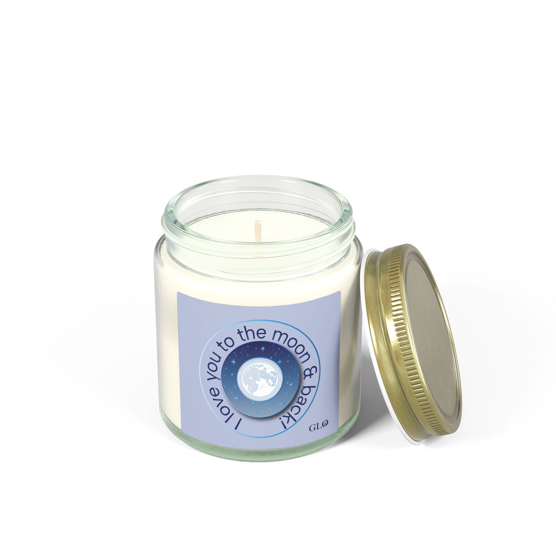 Glass Jar Candle | “I Love You to the Moon & Back” | 4oz & 9oz