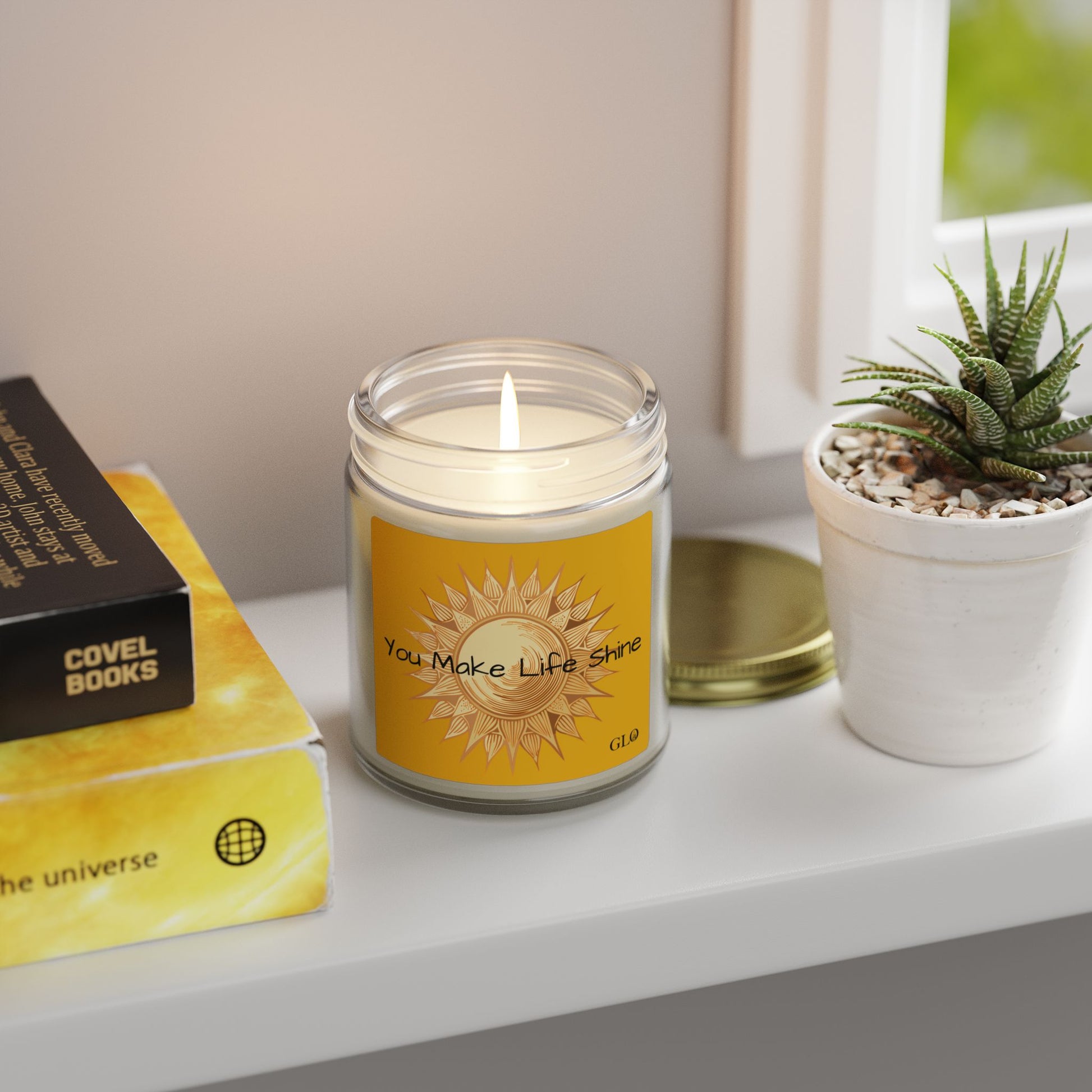 Glass Jar Candle | “You Make Life Shine” | 4oz & 9oz
