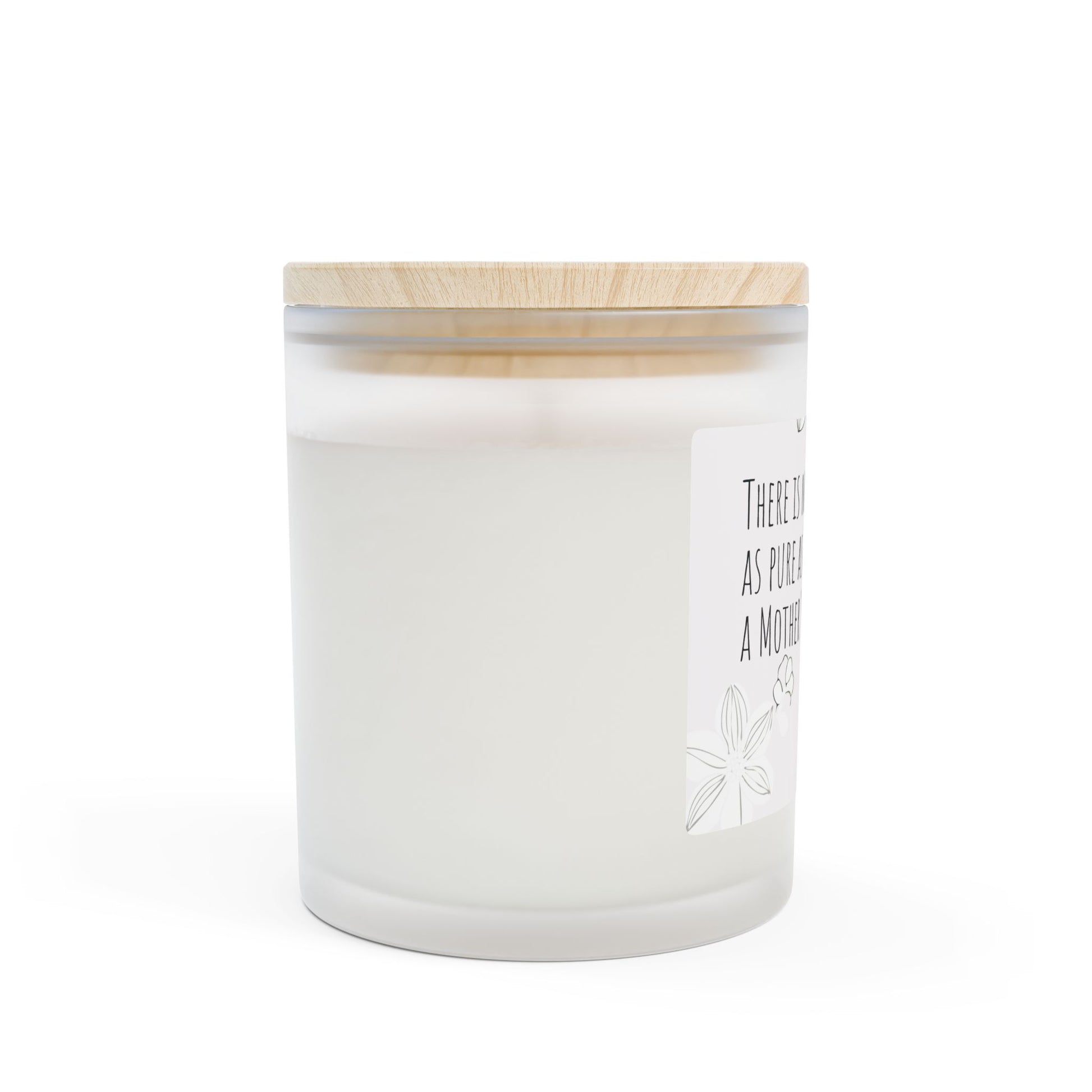 Frosted Glass Candle | "Mother's Love" | 11oz