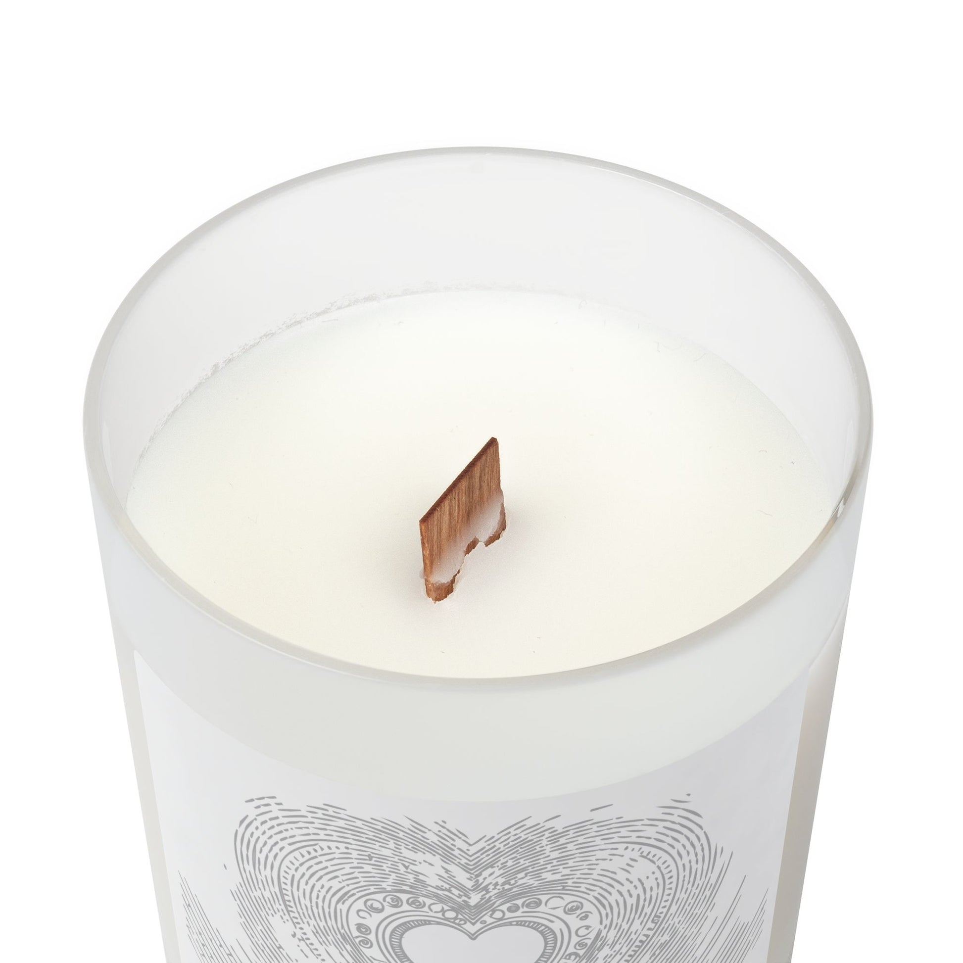 Frosted Glass Candle | "We do!" (Perfect for Weddings) | 11oz