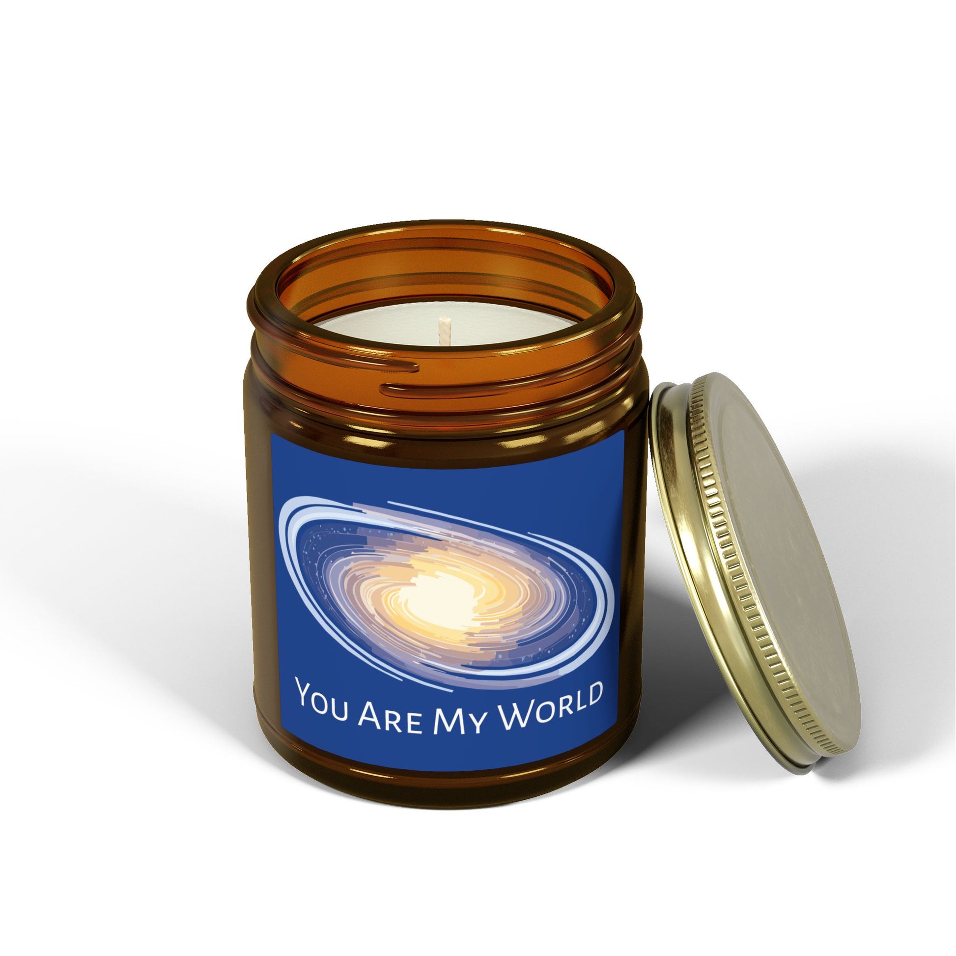 Glass Jar Candle | "You Are My World" | 4oz & 9oz