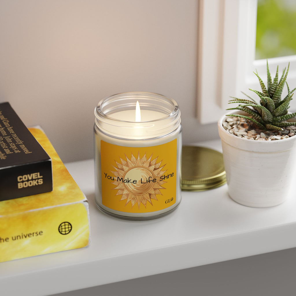 Glass Jar Candle | “You Make Life Shine” | 4oz & 9oz