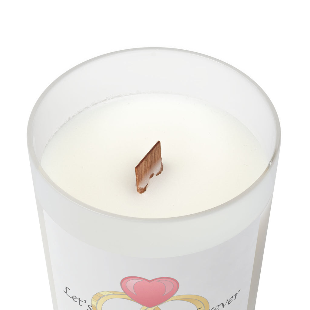 Frosted Glass Candle | "Let's start with forever" | 11oz