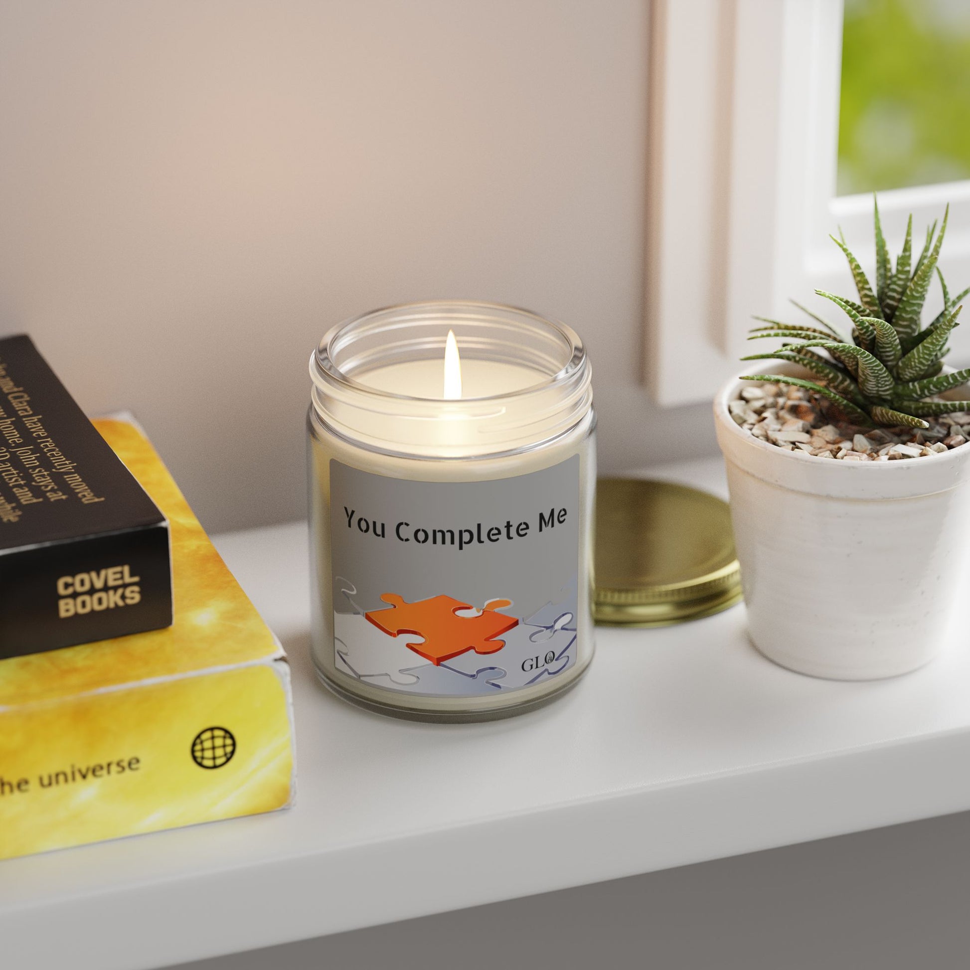 Glass Jar Candle | "You Complete Me" | 4oz or 9oz