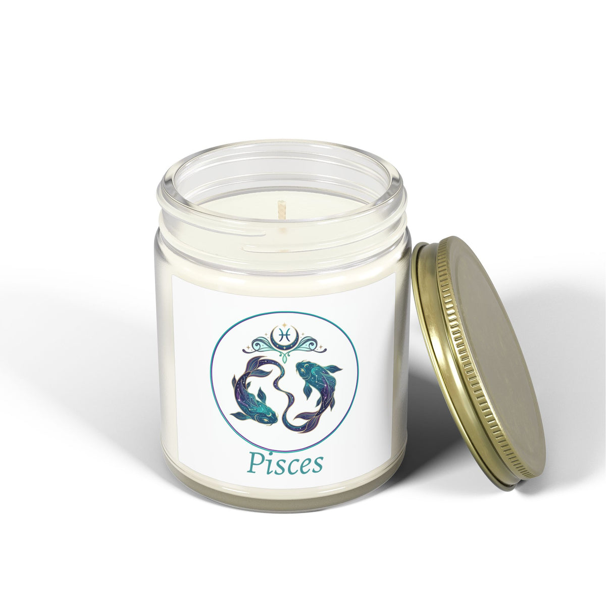 Glass Jar Candle | Pisces Zodiac | 4oz & 9oz