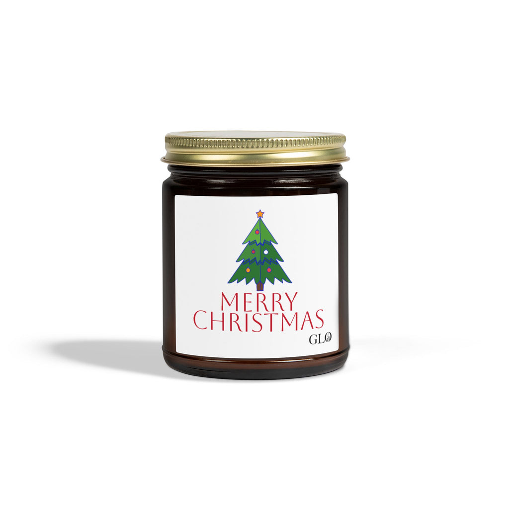 Glass Jar Candle | "Merry Christmas" | 4oz & 9oz