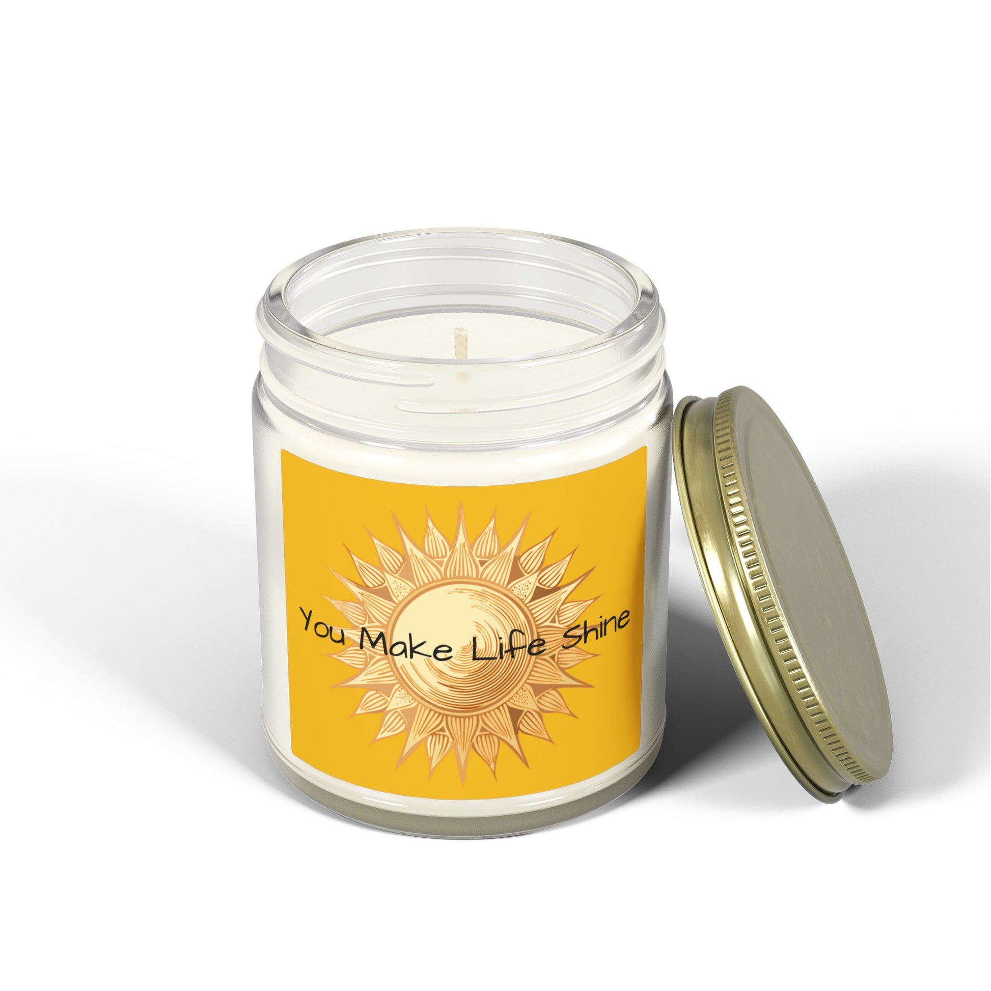 Glass Jar Candle | “You Make Life Shine” | 4oz & 9oz