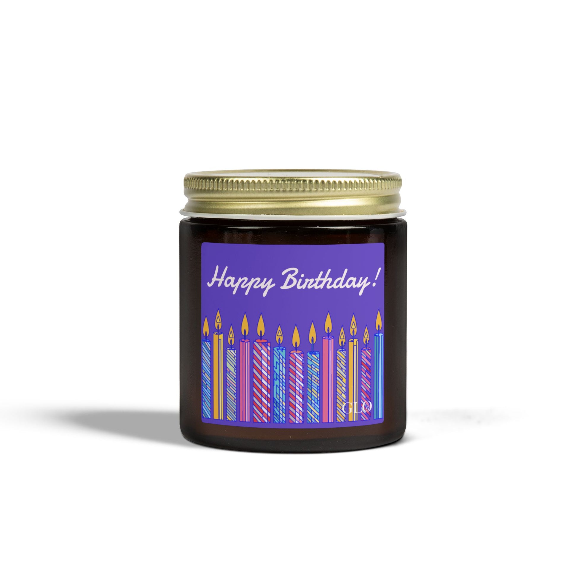Birthday Scented Candle — Coconut Apricot Wax (4oz & 9oz)