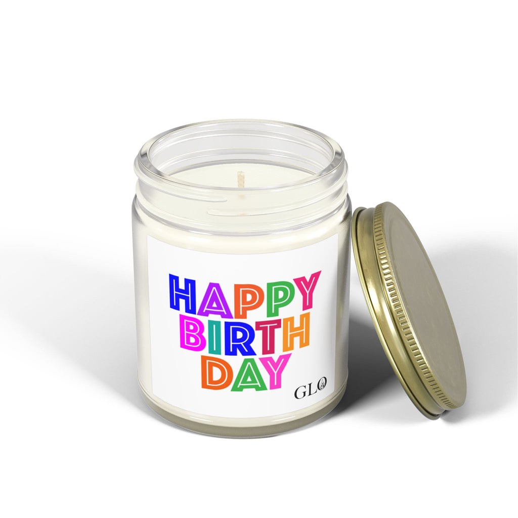 Glass Jar Candle | "Happy Birthday" | 4oz/9oz