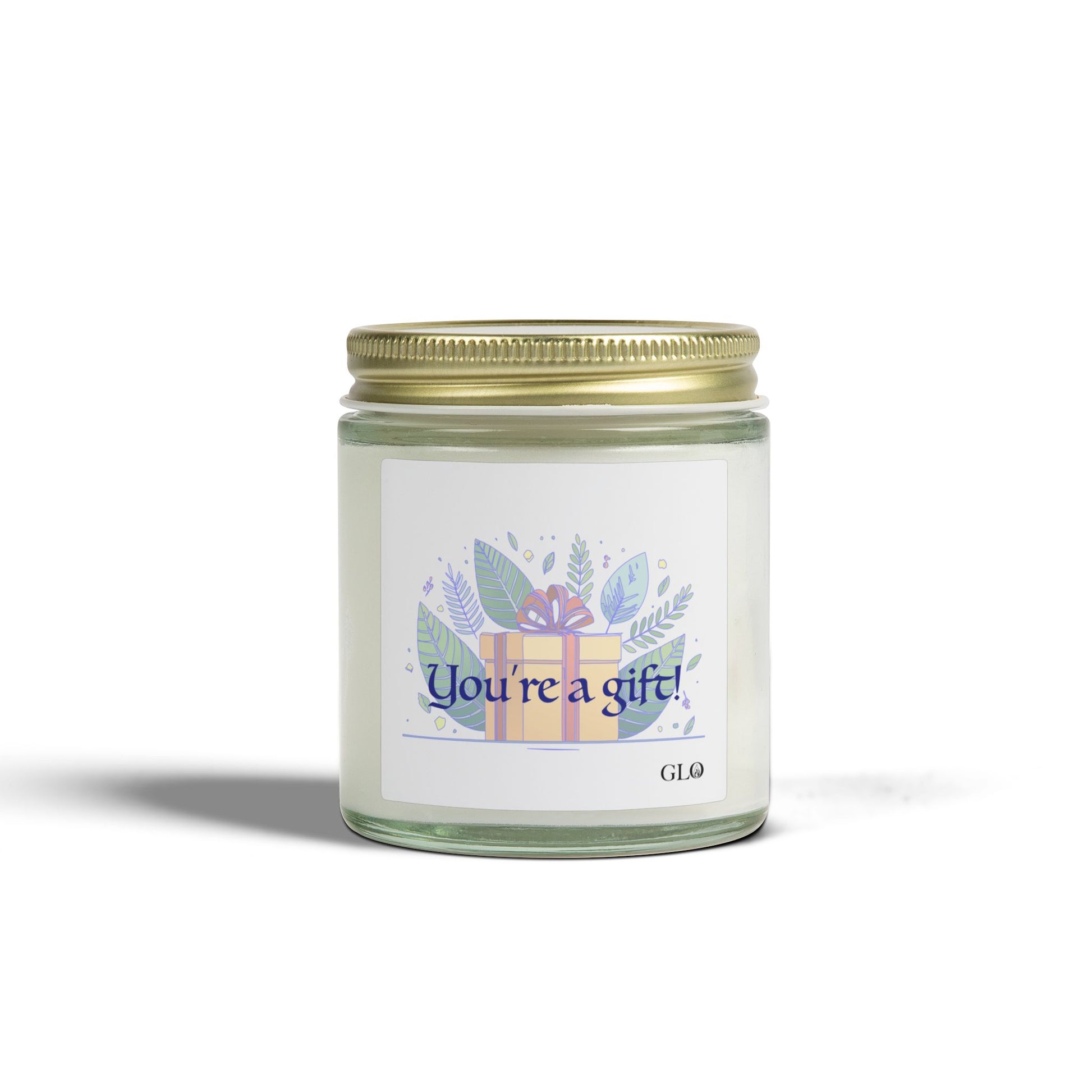 Glass Jar Candle | "You're a Gift" | 4oz & 9oz
