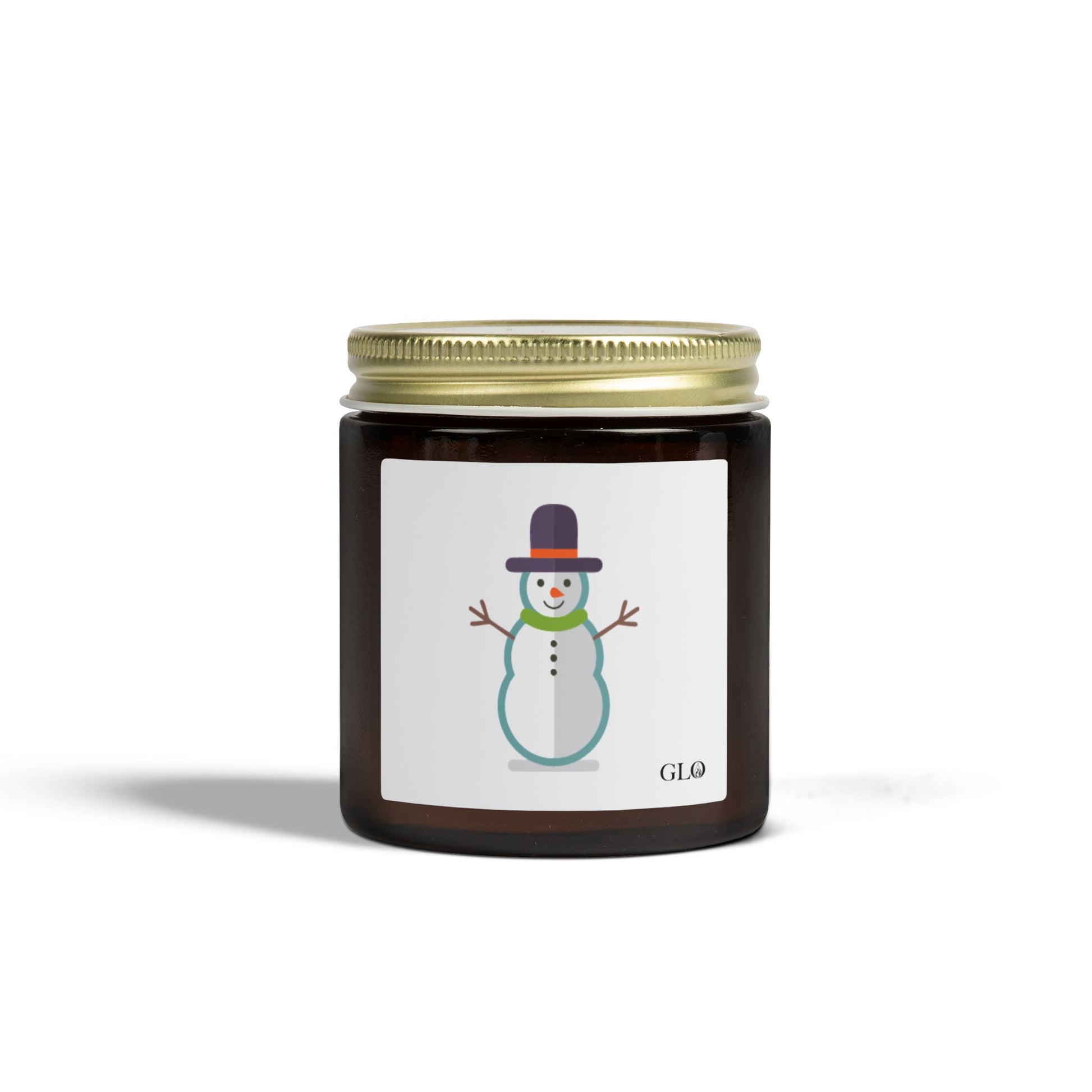 Glass Jar Candle | Snowman | 4oz & 9oz