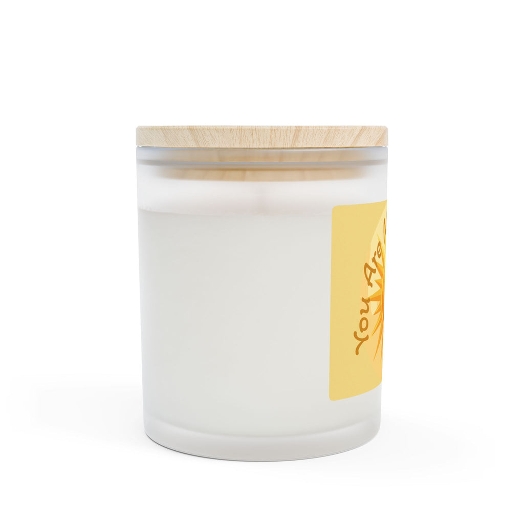 Frosted Glass Candle | "You Are My Sunshine" | 11oz