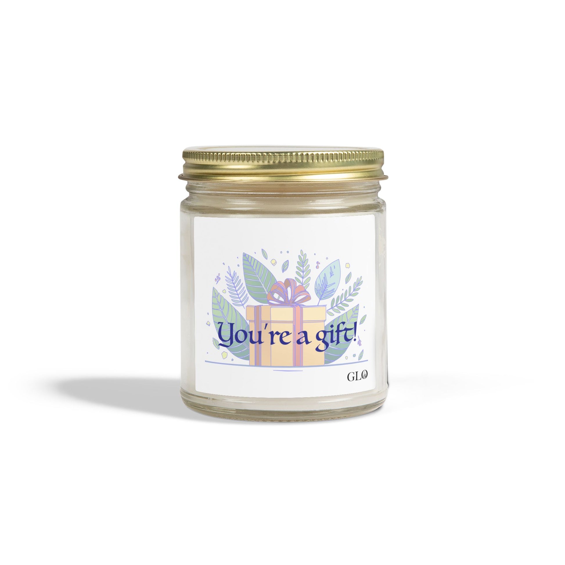 Glass Jar Candle | "You're a Gift" | 4oz & 9oz