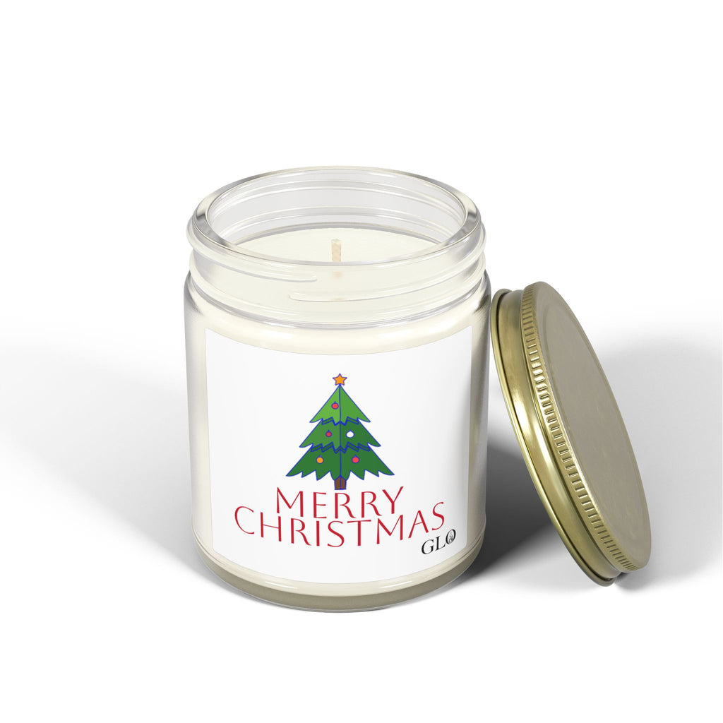 Glass Jar Candle | "Merry Christmas" | 4oz & 9oz