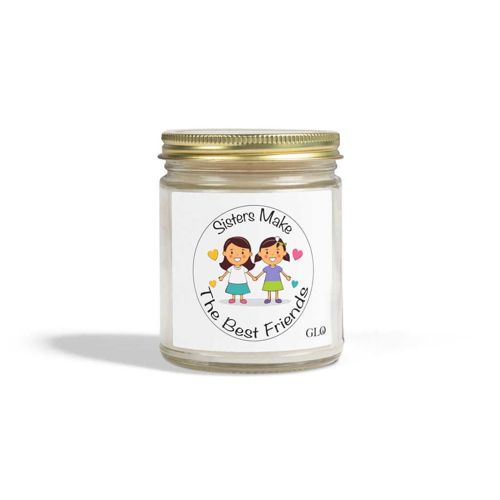 Glass Jar Candle | "Sisters Make The Best Friends" (v2) | 4oz & 9oz