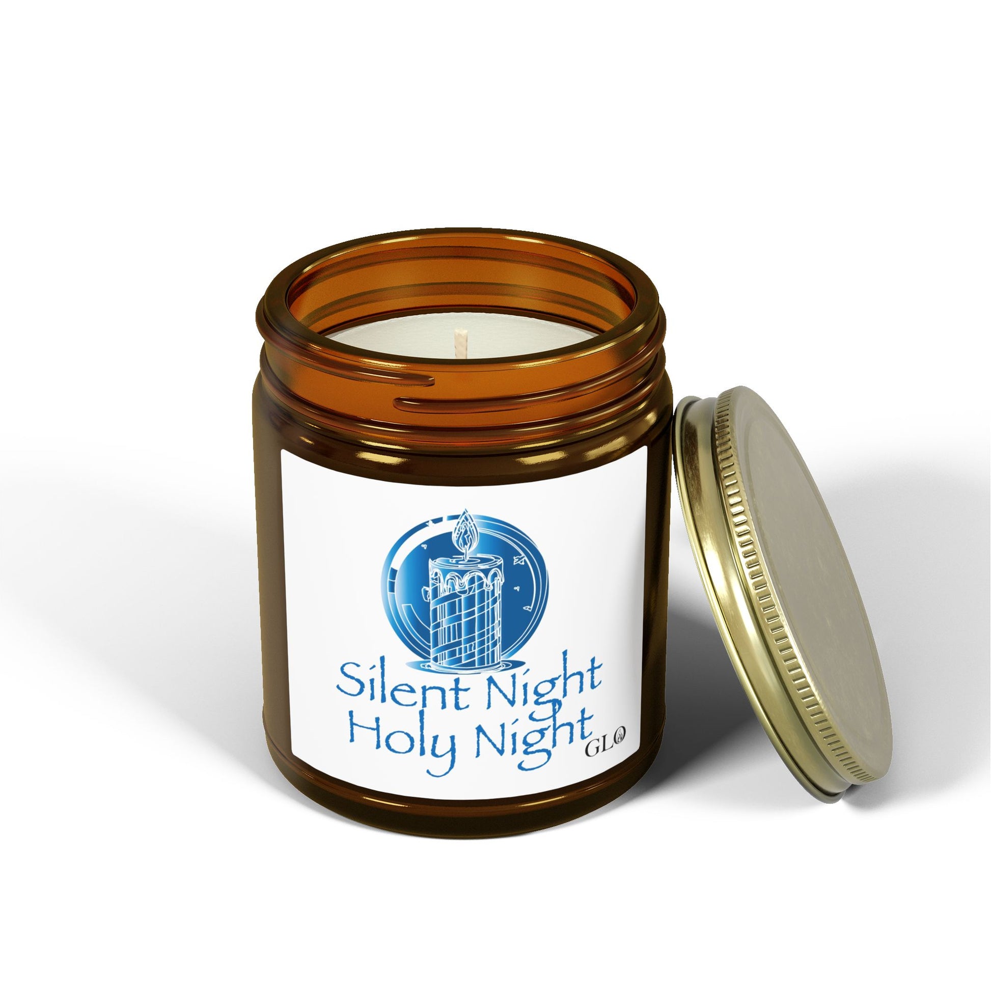 Glass Jar Candle | "Silent Night Holy Night" | 4oz & 9oz