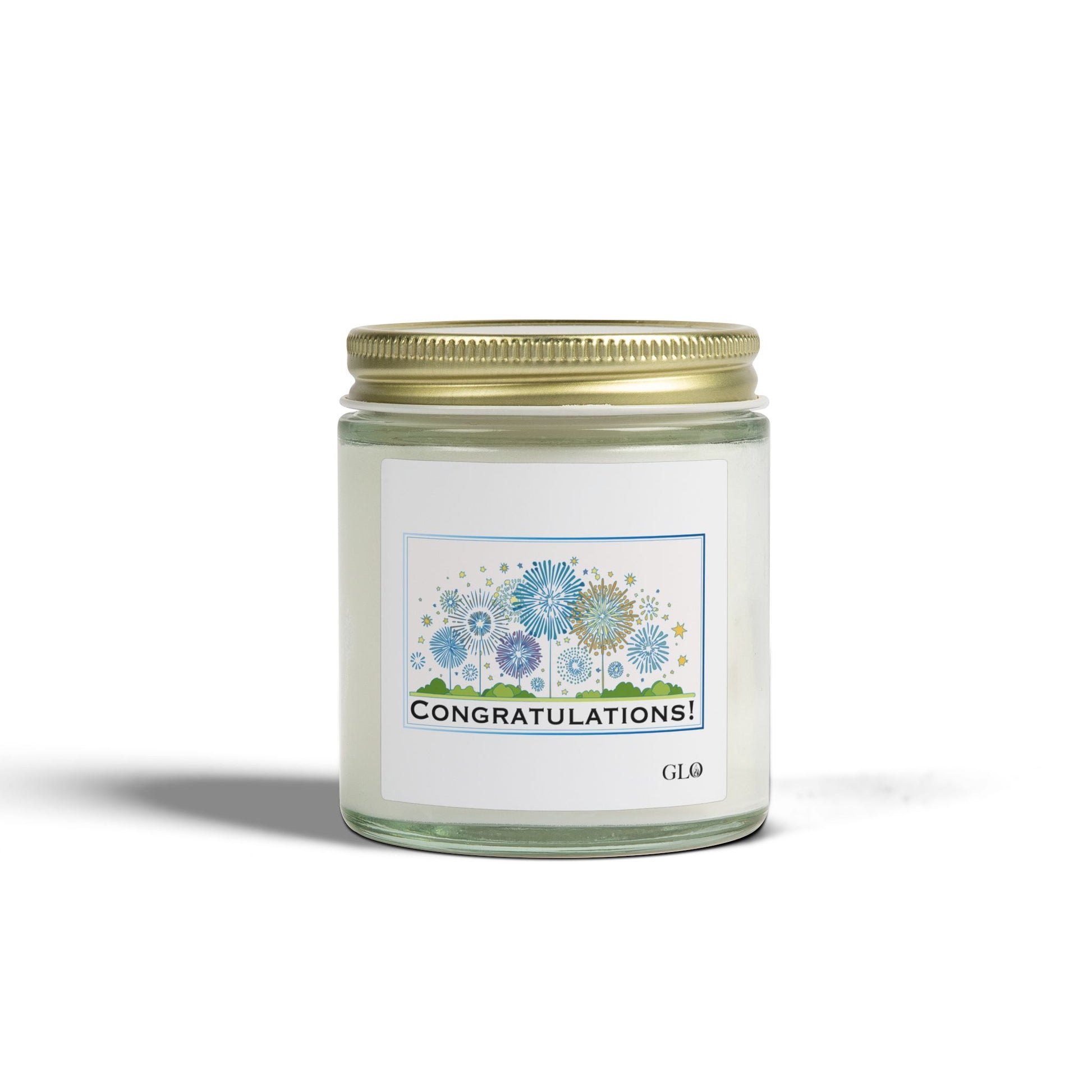 Glass Jar Candle | "Congratulations" | 4oz & 9oz