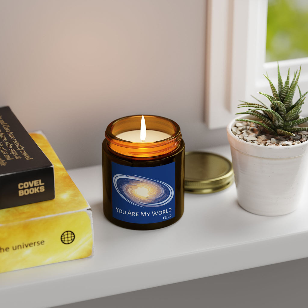 Glass Jar Candle | "You Are My World" | 4oz & 9oz
