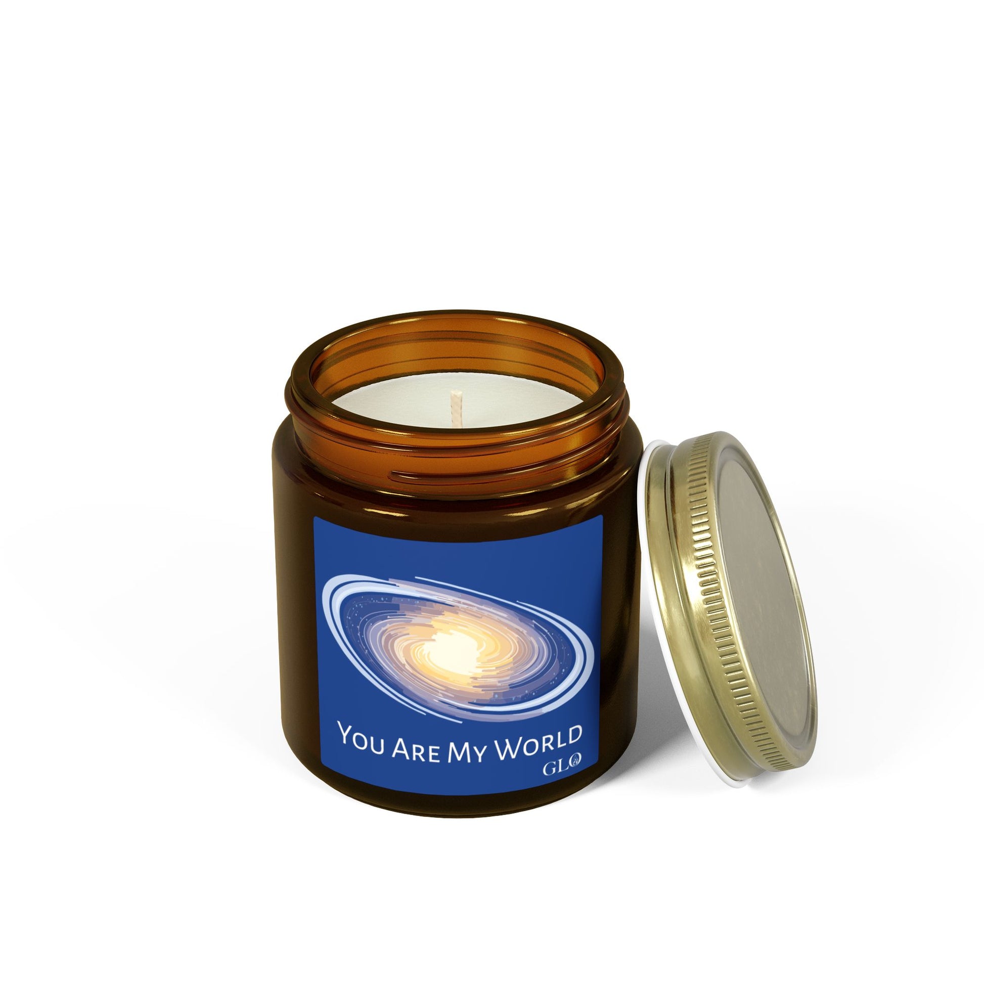 Glass Jar Candle | "You Are My World" | 4oz & 9oz