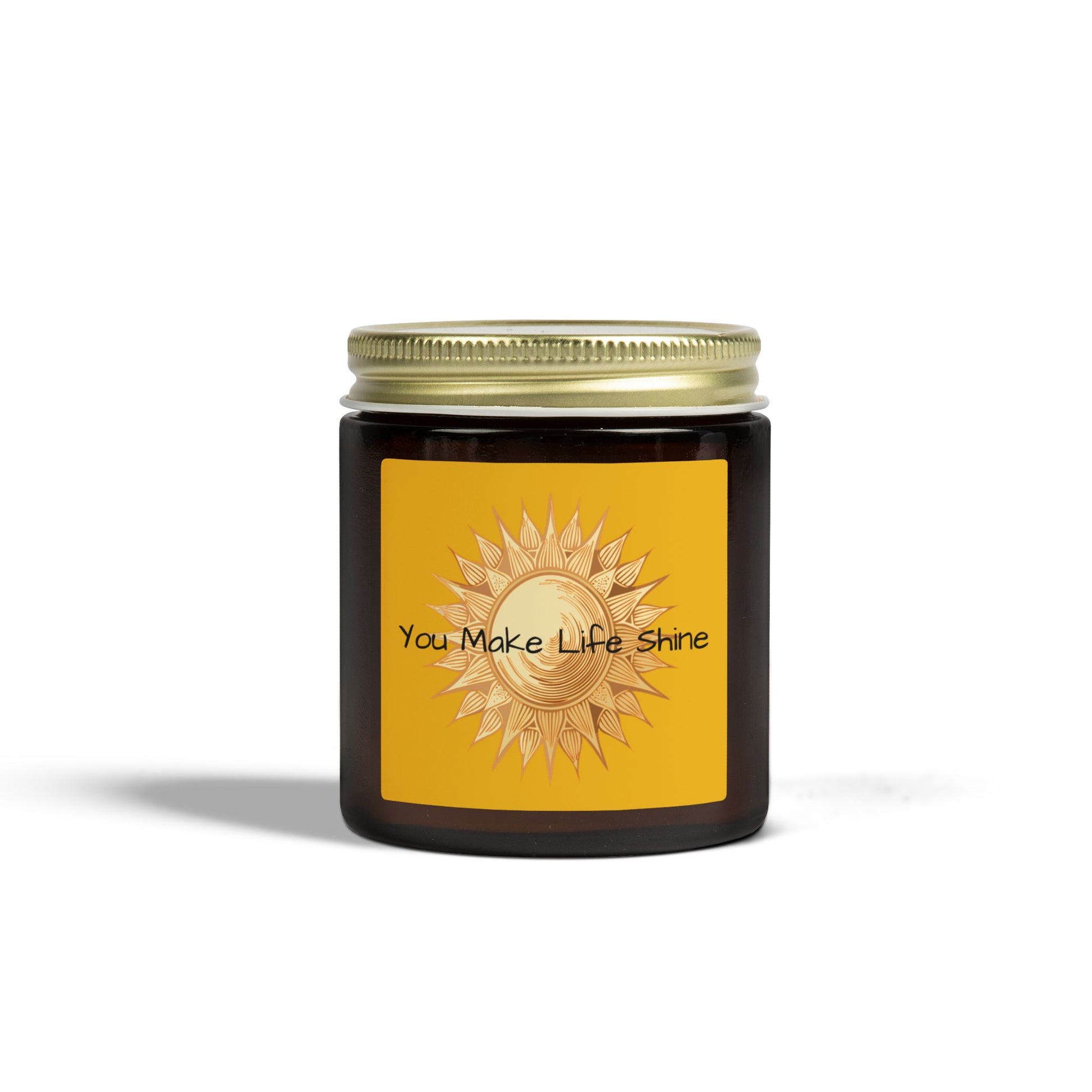 Glass Jar Candle | “You Make Life Shine” | 4oz & 9oz