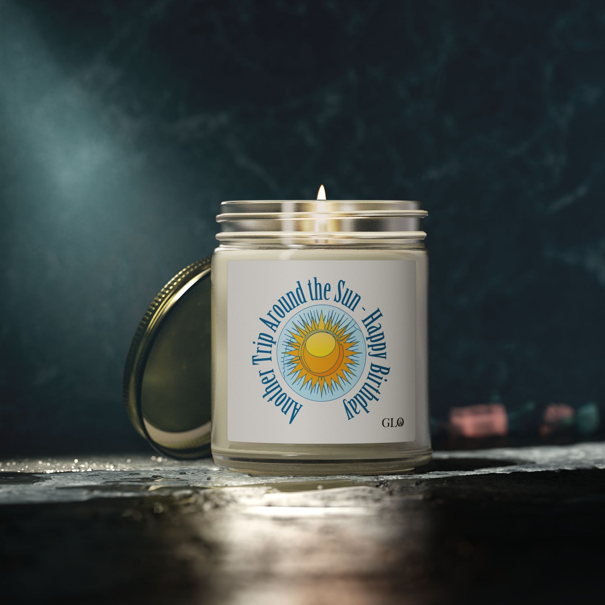 Glass Jar Candle | "Another Trip Around the Sun" | 4oz & 9oz