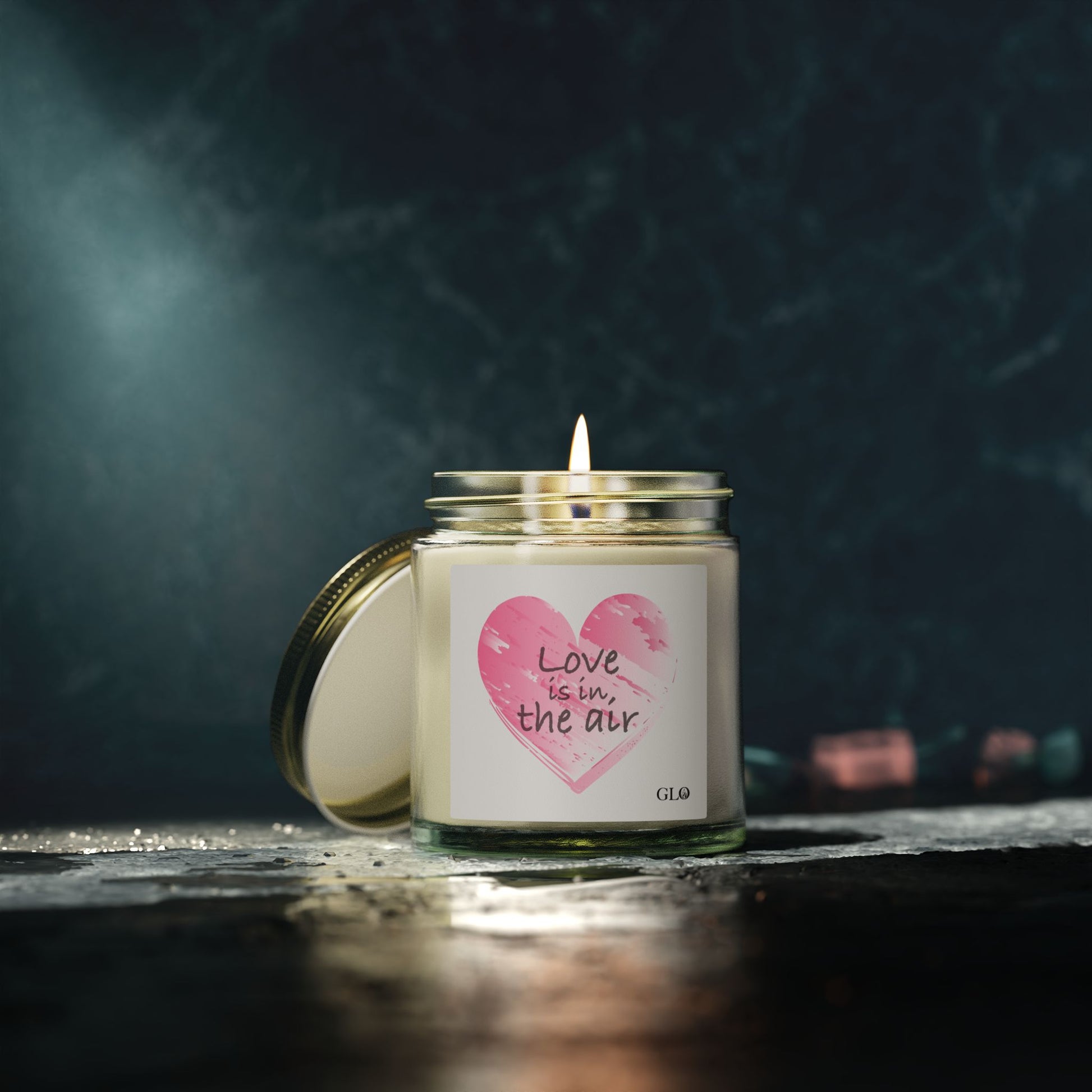 Glass Jar Candle | "Love Is in the Air" | 4oz & 9oz
