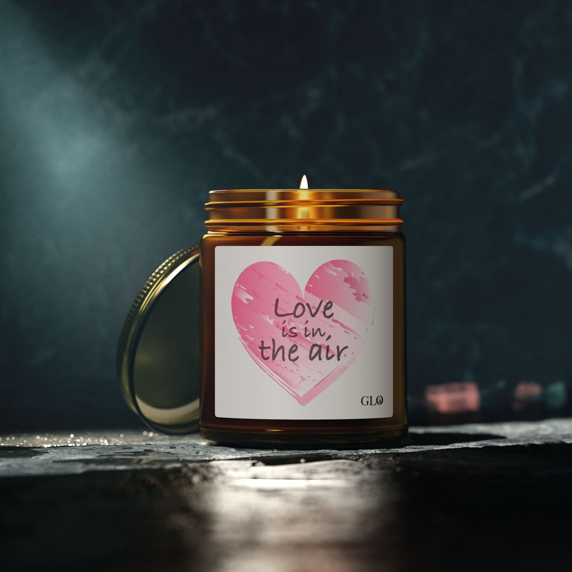 Glass Jar Candle | "Love Is in the Air" | 4oz & 9oz