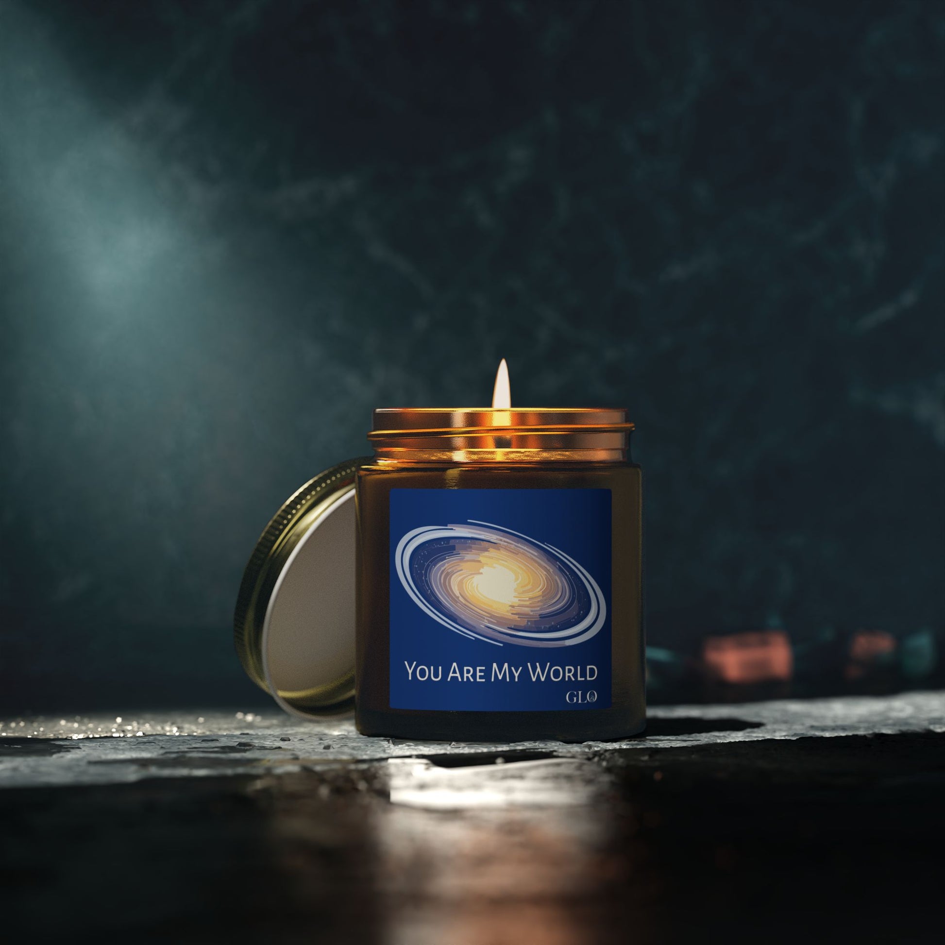 Glass Jar Candle | "You Are My World" | 4oz & 9oz