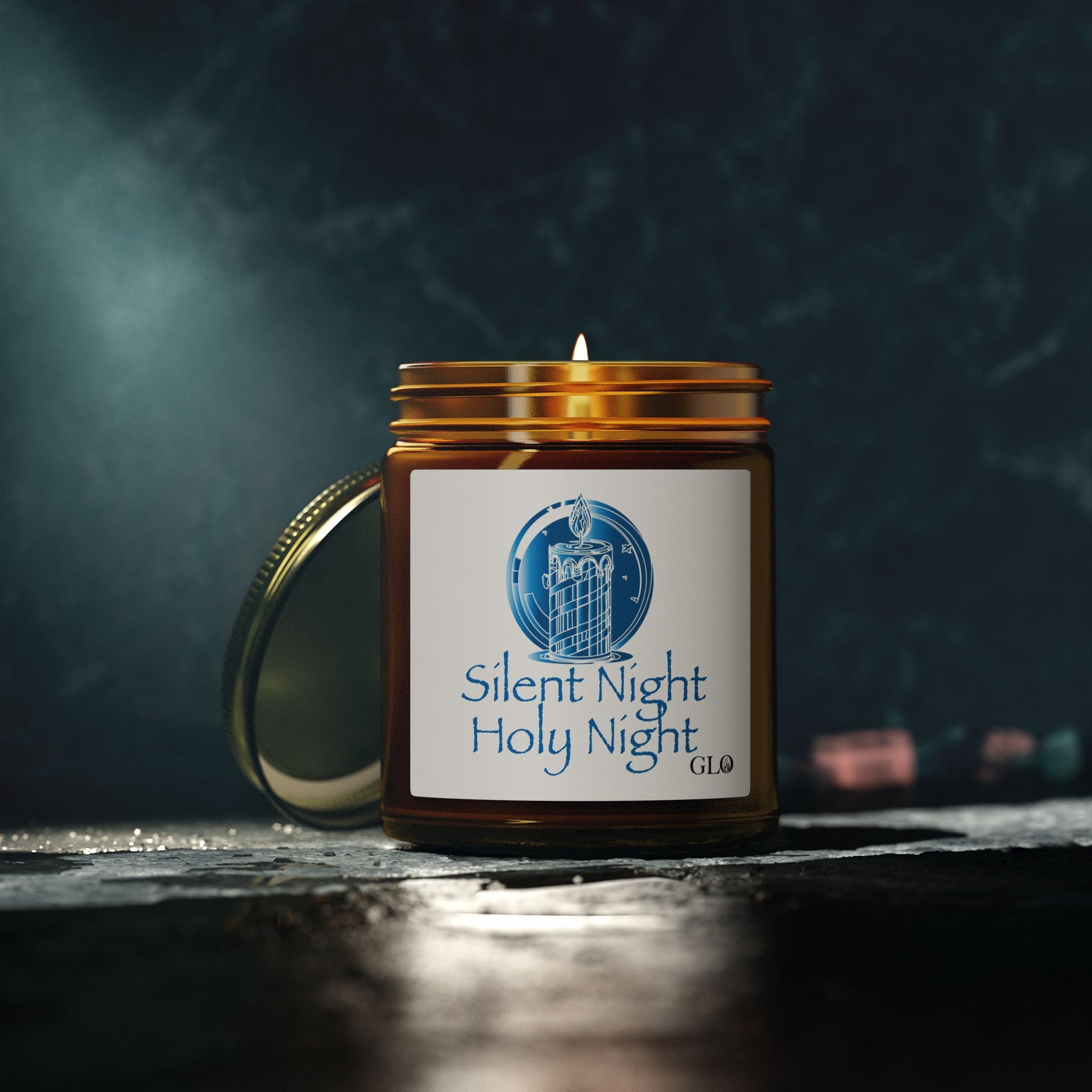 Glass Jar Candle | "Silent Night Holy Night" | 4oz & 9oz