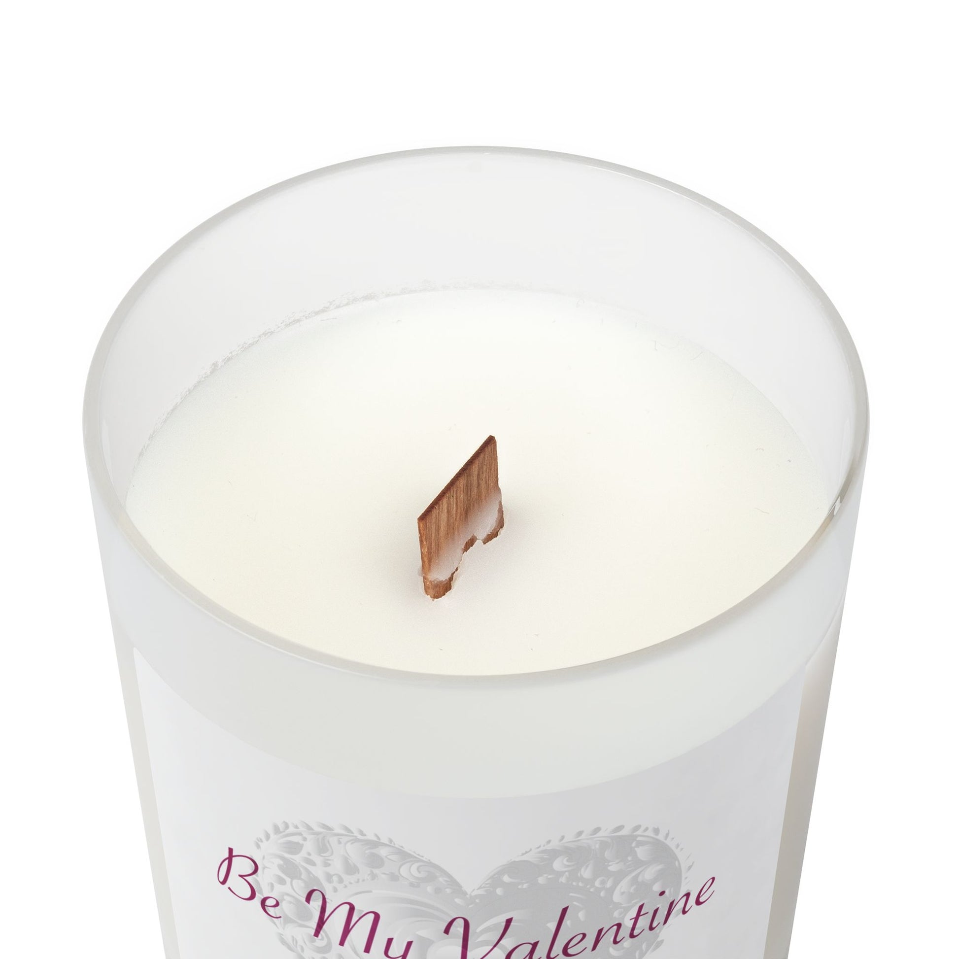 Frosted Glass Candle | "Be My Valentine" | 11oz