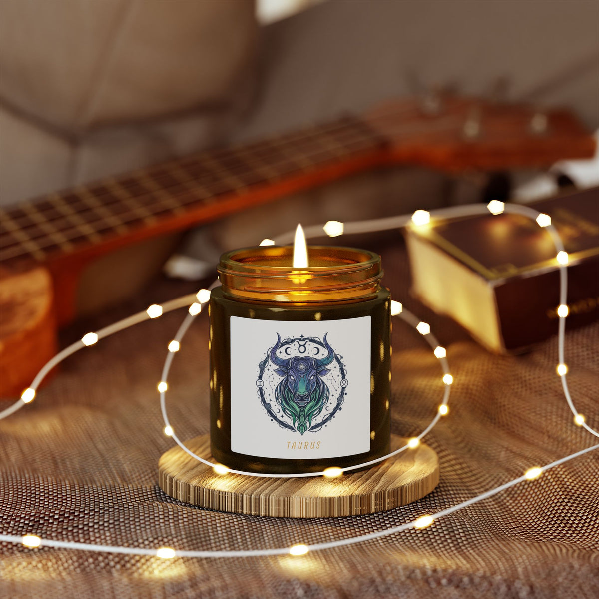 Glass Jar Candle | Taurus Zodiac | 4oz & 9oz