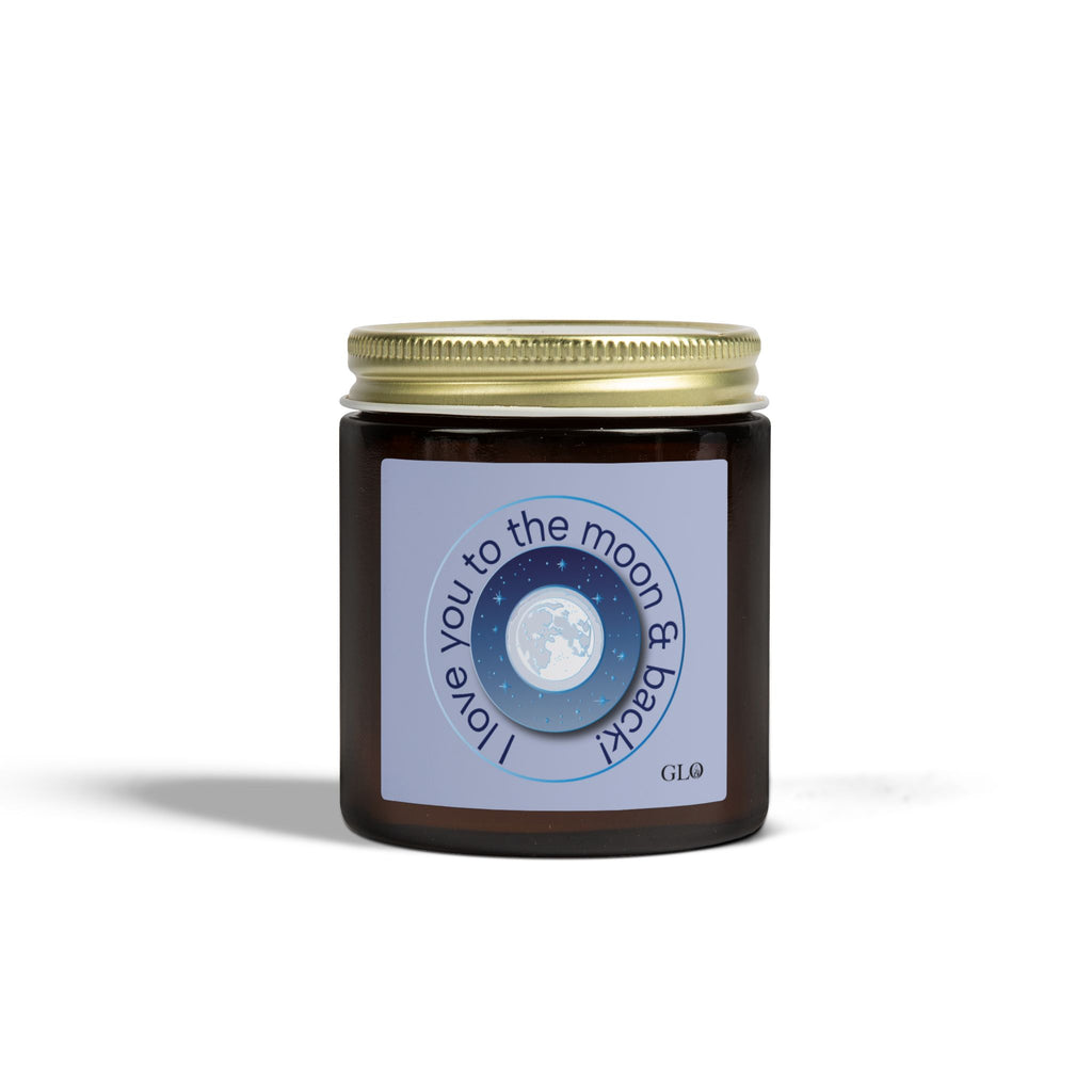 Glass Jar Candle | “I Love You to the Moon & Back” | 4oz & 9oz