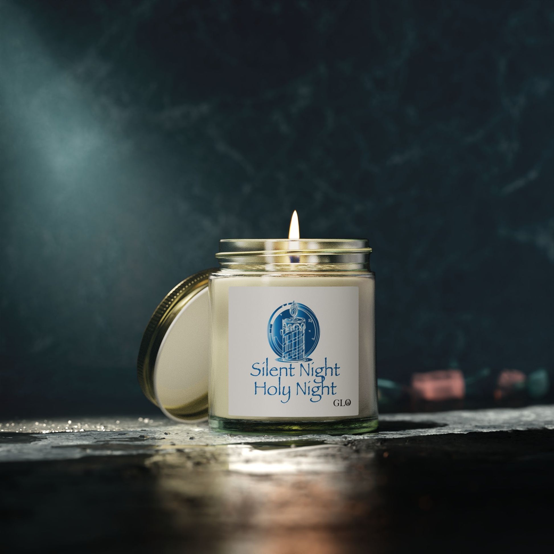Glass Jar Candle | "Silent Night Holy Night" | 4oz & 9oz