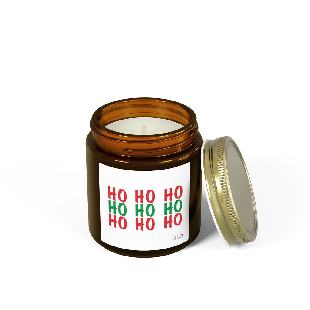 Glass Jar Candle | "HO HO HO" | 4oz & 9oz