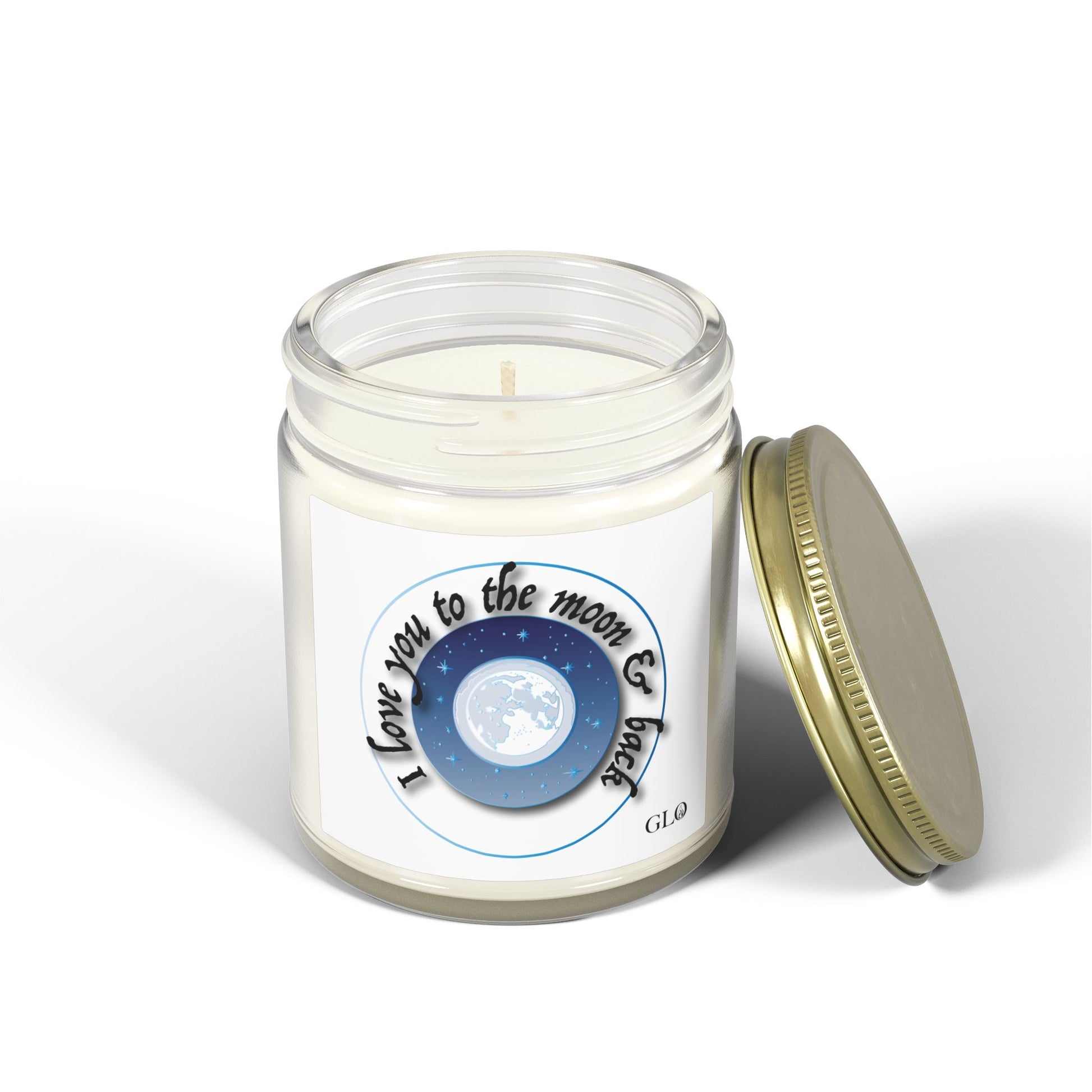 Glass Jar Candle | “I Love You to the Moon & Back” | 4oz & 9oz