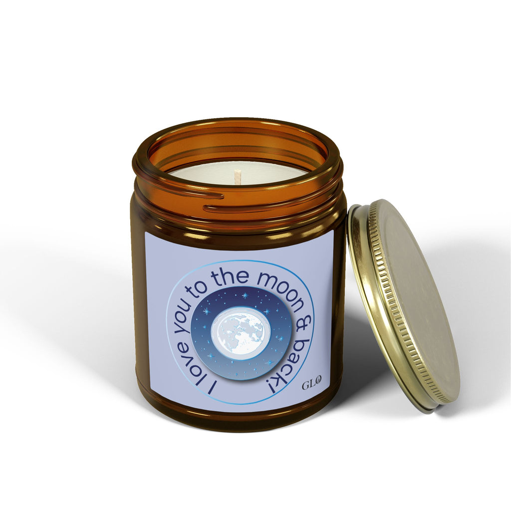 Glass Jar Candle | “I Love You to the Moon & Back” | 4oz & 9oz