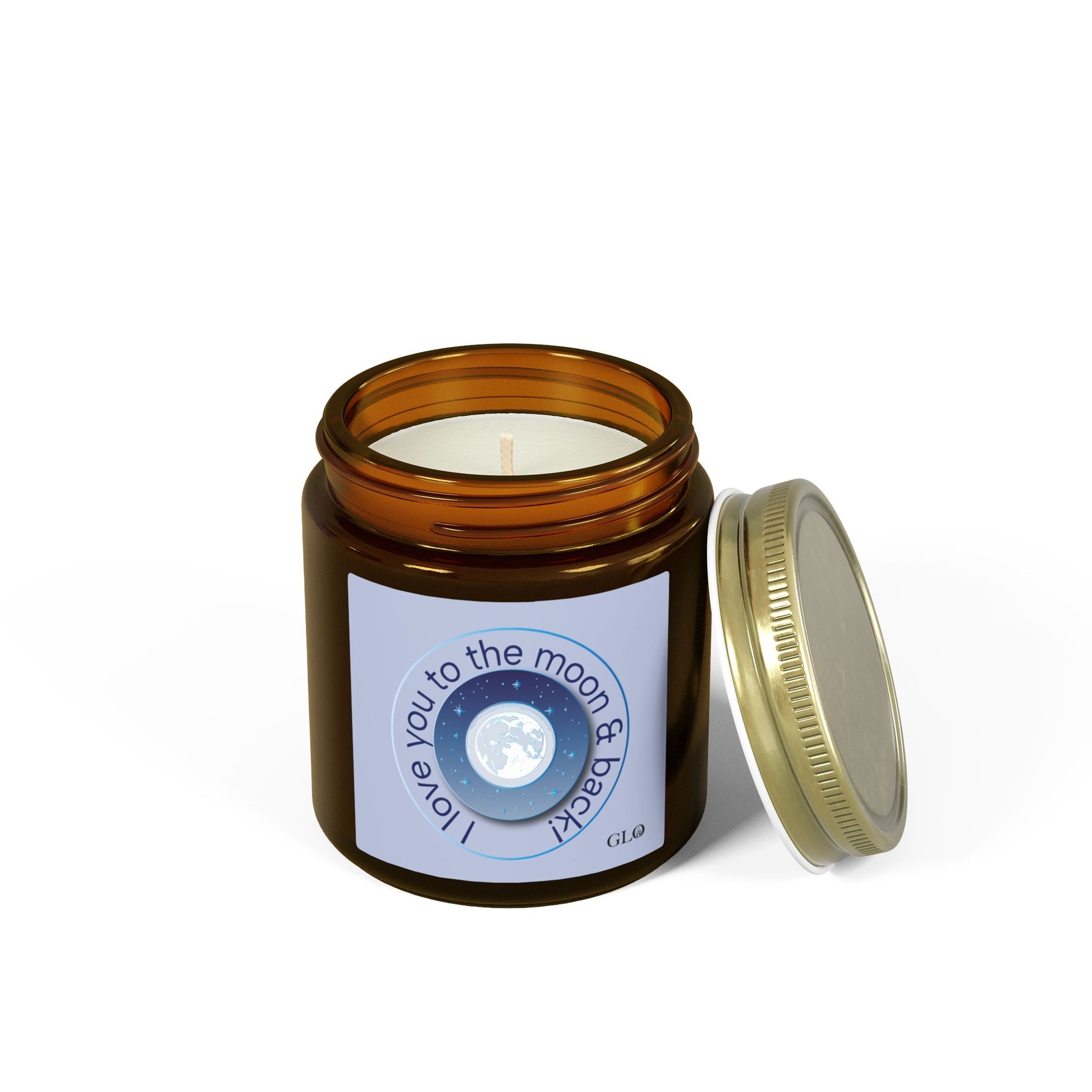 Glass Jar Candle | “I Love You to the Moon & Back” | 4oz & 9oz