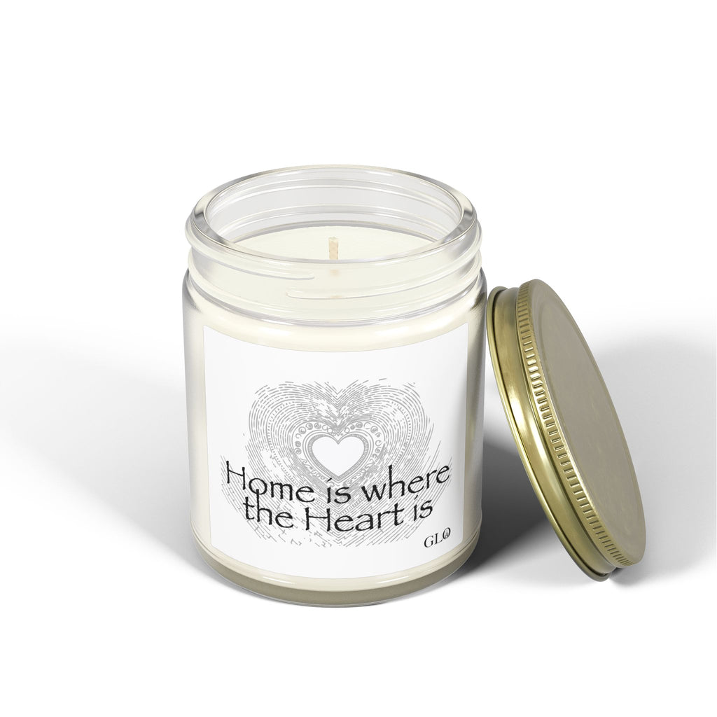 Glass Jar Candle | "Home Is Where the Heart Is" | 4oz & 9oz