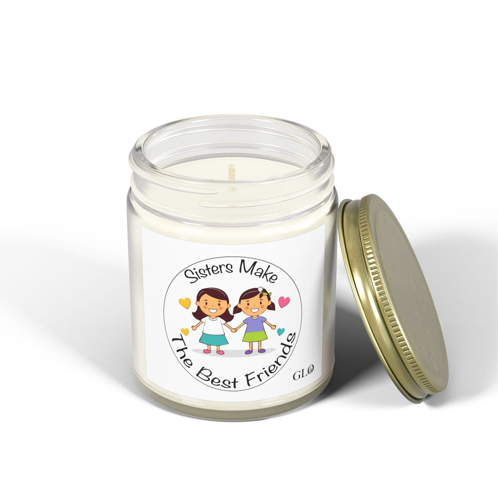 Glass Jar Candle | "Sisters Make The Best Friends" (v2) | 4oz & 9oz