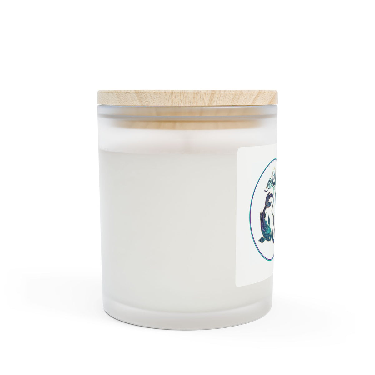 Frosted Glass Candle | Pisces Zodiac | 11oz