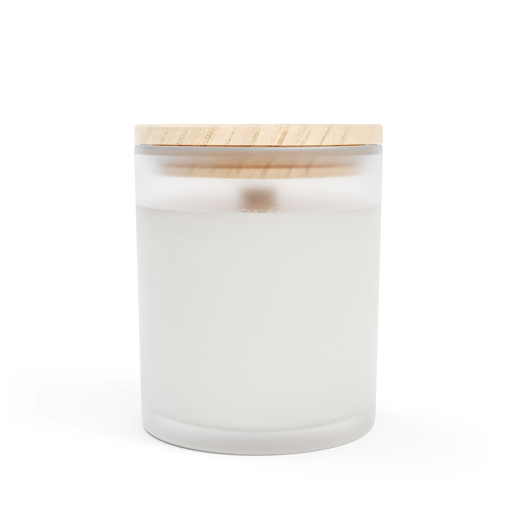 Frosted Glass Candle | 'Happy Birthday' Candles